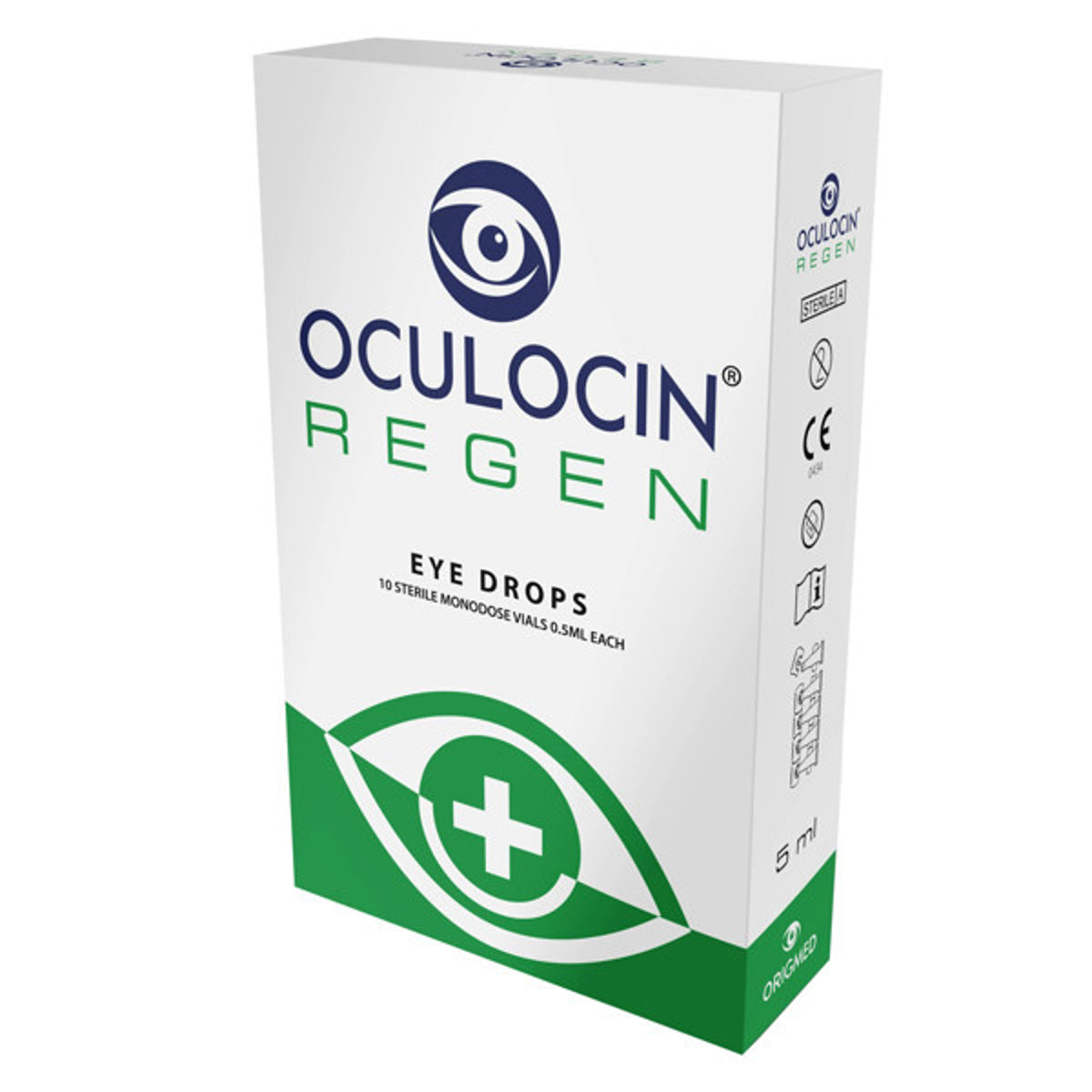 Oculocin Regen akių lašai, 10 x 0,5 ml