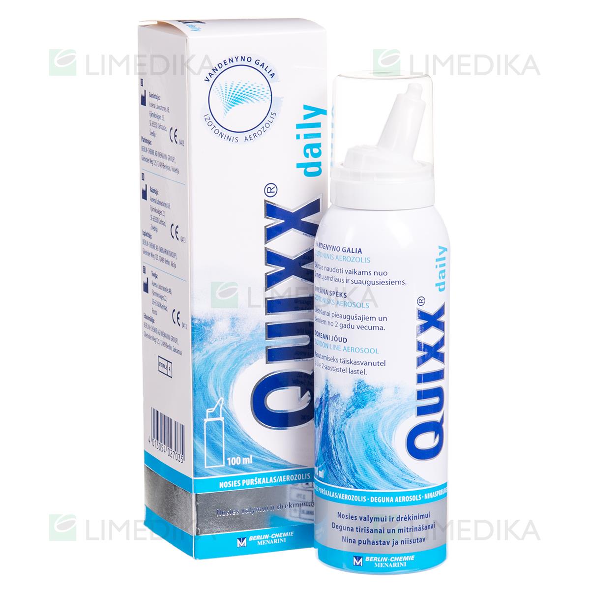Quixx Daily nosies purškalas, 100 ml