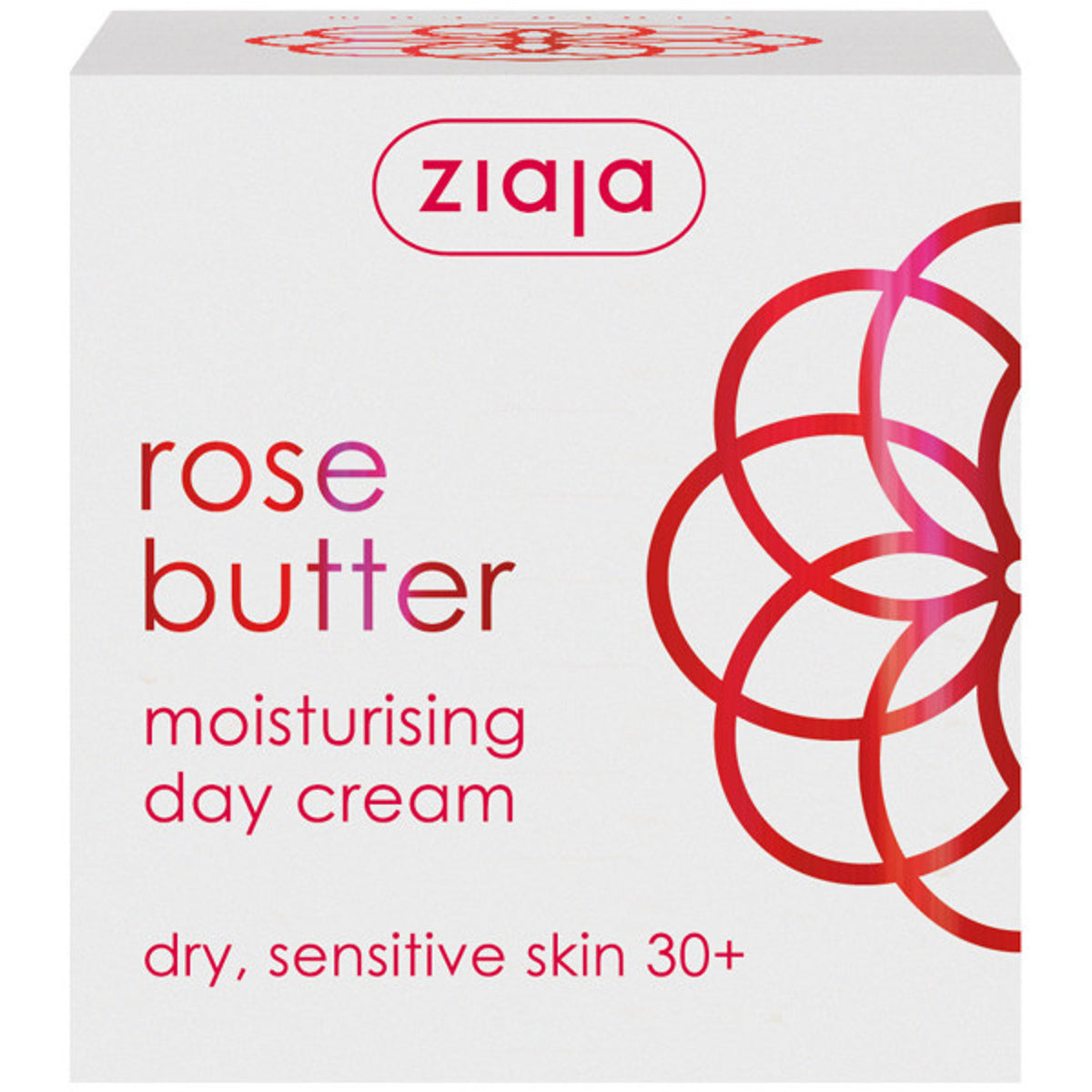 Ziaja drėkinamasis rožių sviesto dieninis kremas, 50 ml