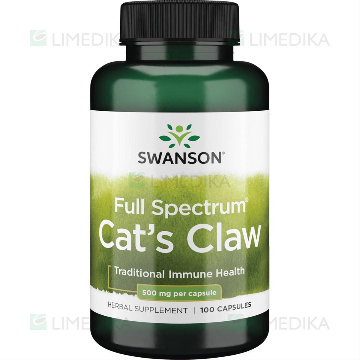 Swanson Una de Gato (gauruotoji unkarija), 100 kapsulių