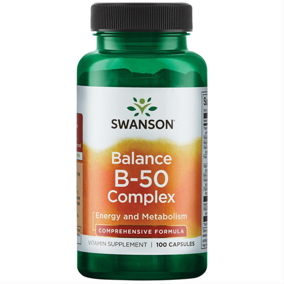 Swanson vitaminų B kompleksas, 100 kapsulių
