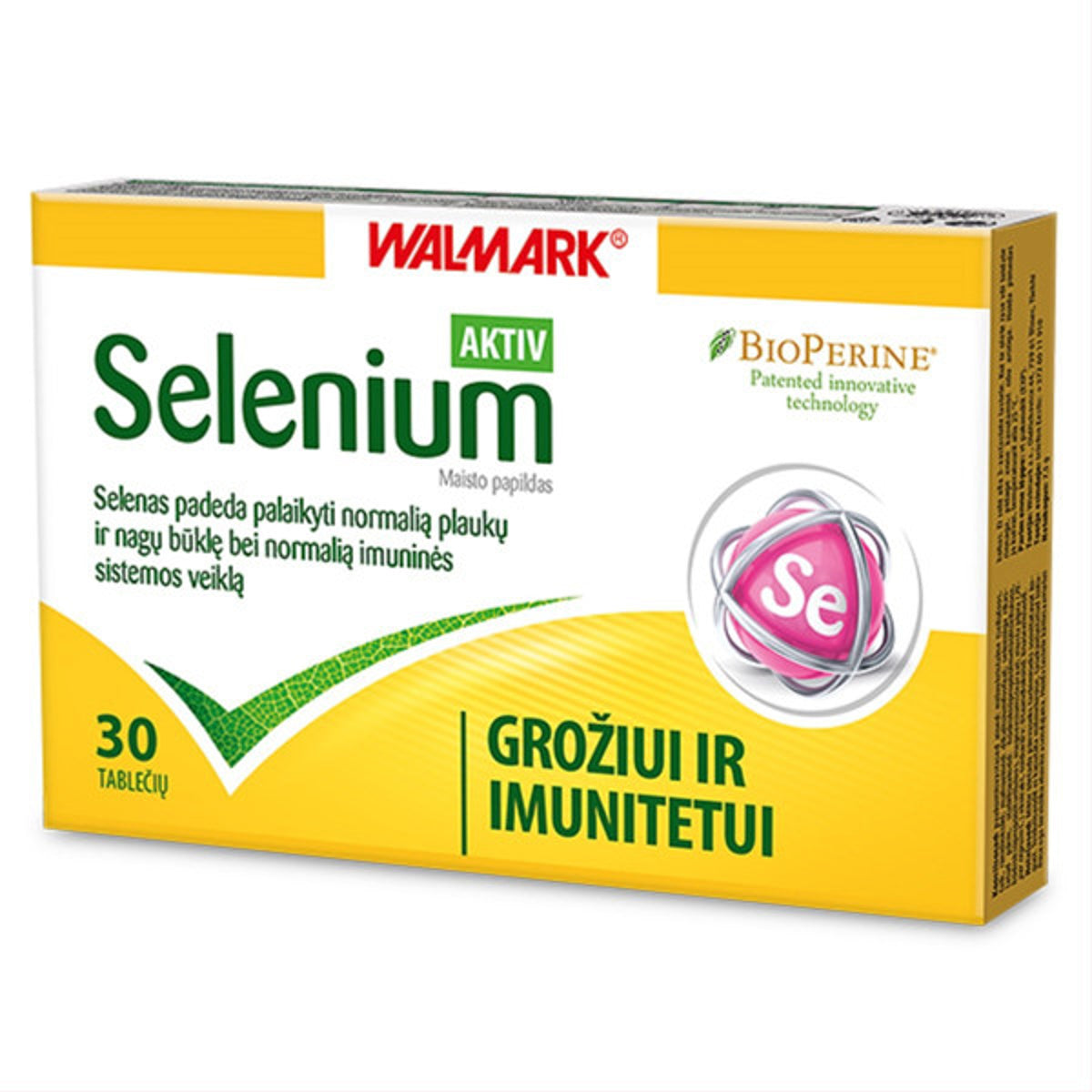 Walmark Selenas Aktiv 100 µg, 30 tablečių