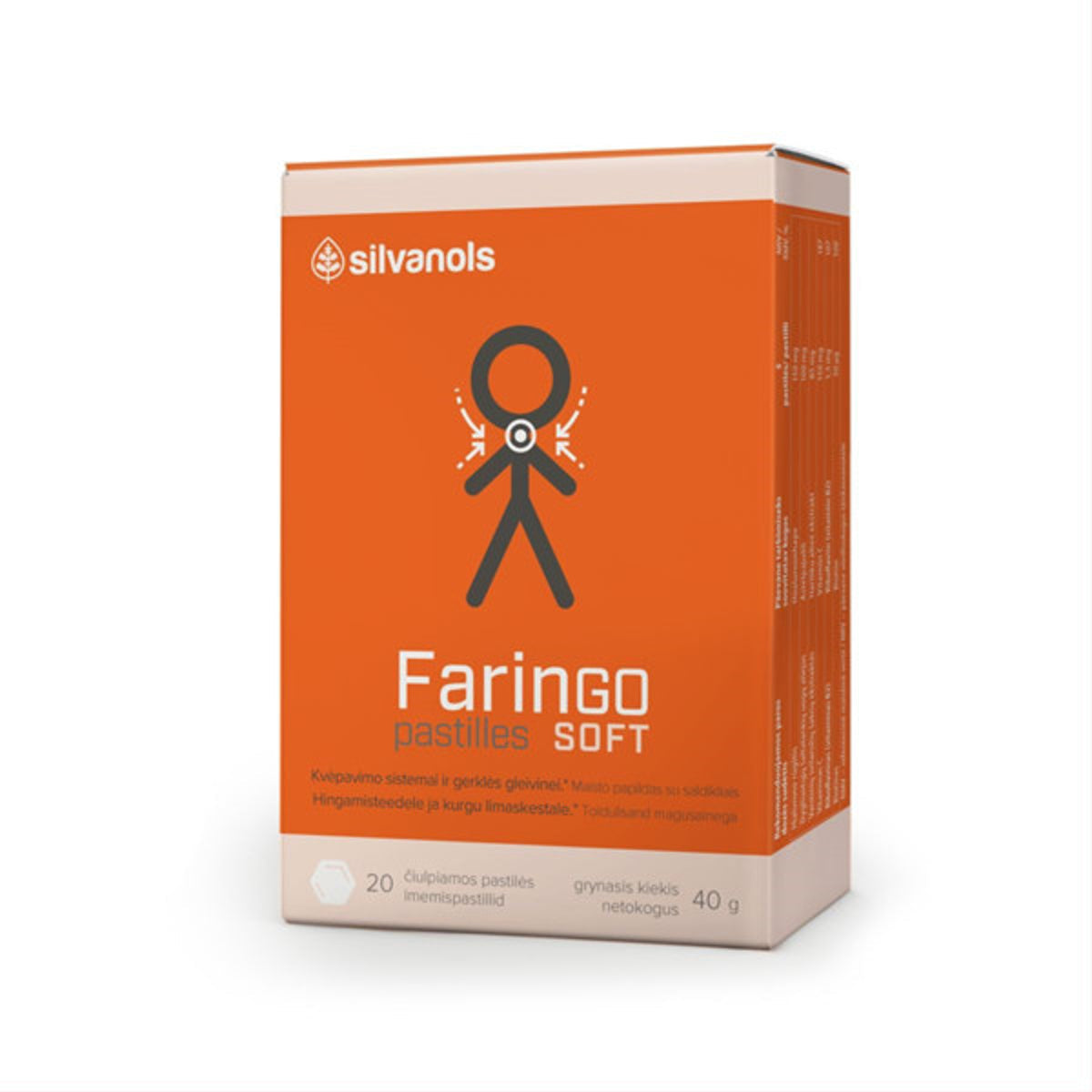 Faringo Soft pastilės, 20 vnt.