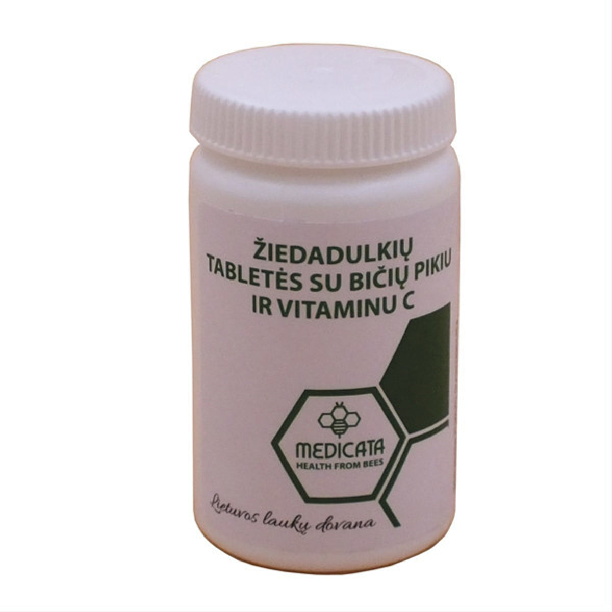 Medicata žiedadulkės su bičių pikiu ir vitaminu C, tabletės
