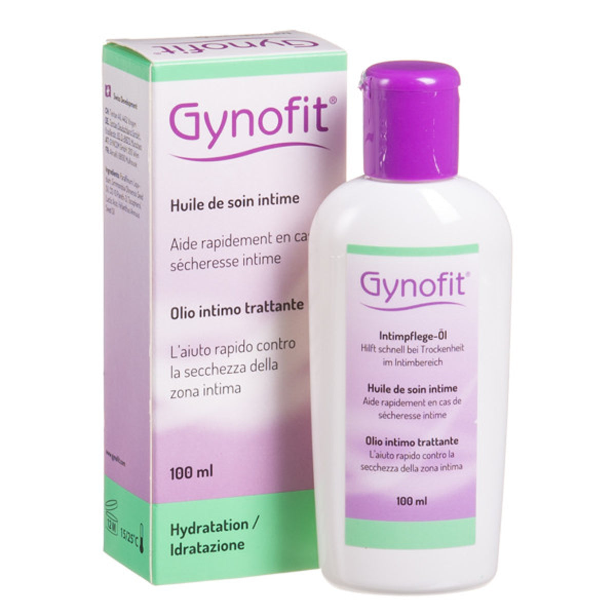 Gynofit intymios higienos aliejus, 100 ml