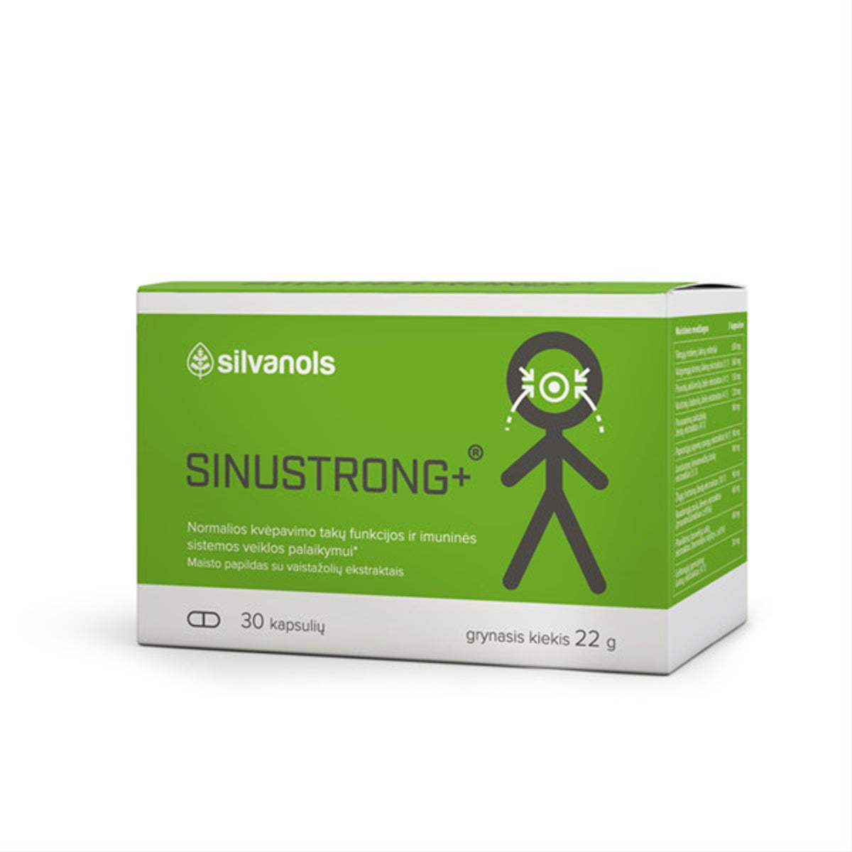 Sinustrong+, 30 kapsulių