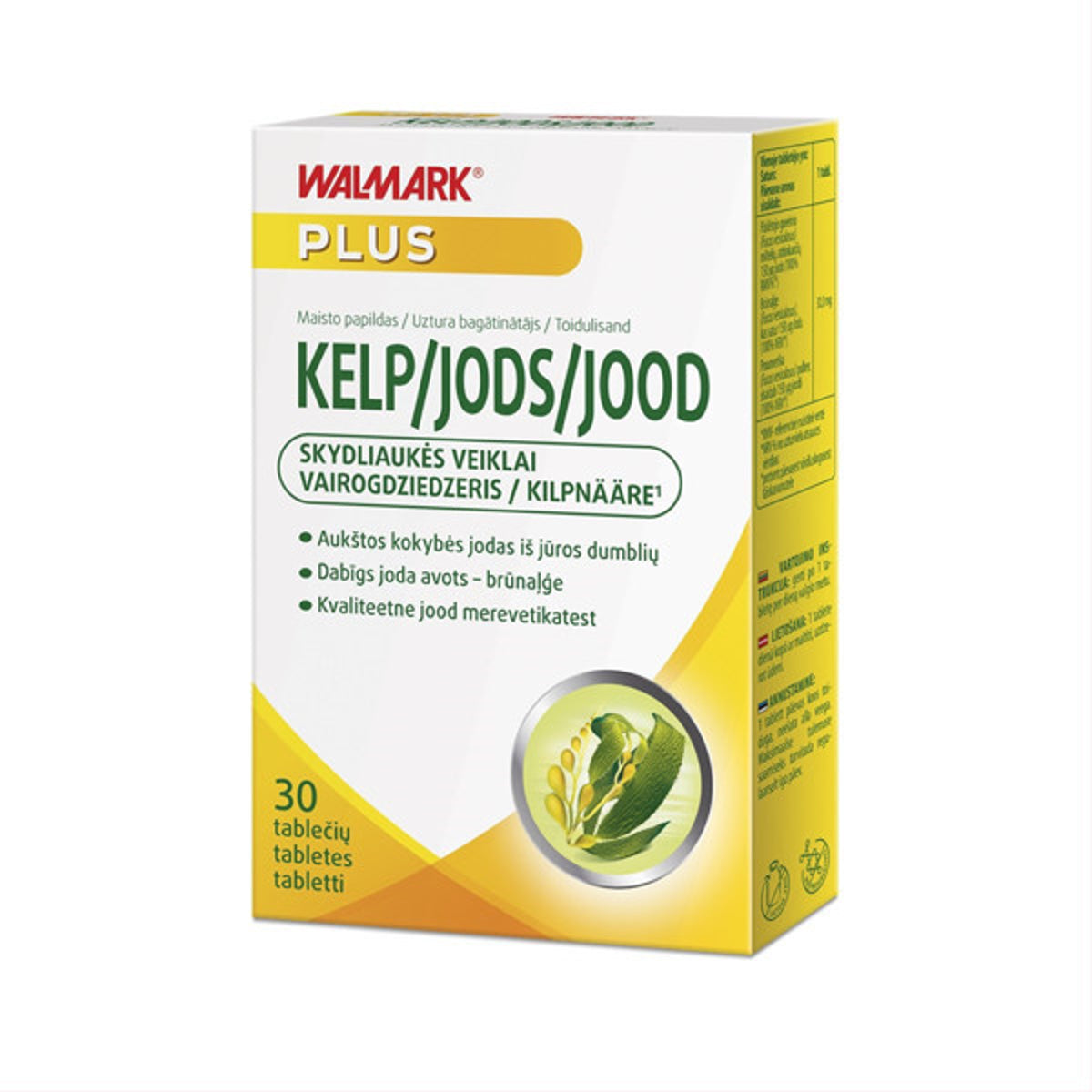 Walmark Kelp 150 µg, 30 tablečių