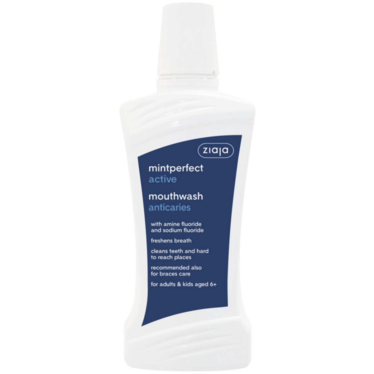 Ziaja Mintperfect burnos skalavimo skystis nuo ėduonies, 500 ml