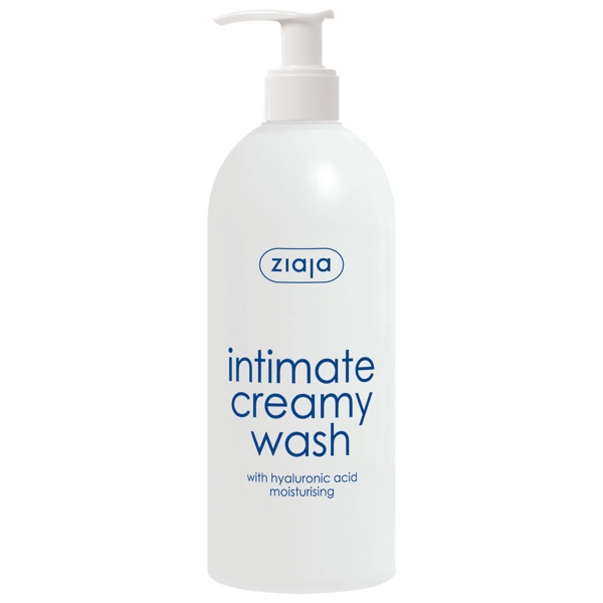 Ziaja intymios higienos kreminis prausiklis su hialurono rūgštimi, su dozatoriumi, 500 ml