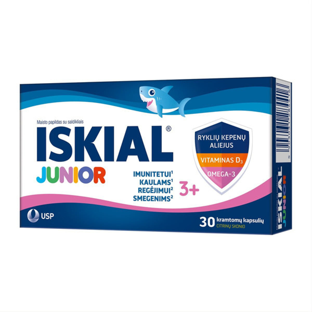 Iskial Junior, 30 kapsulių