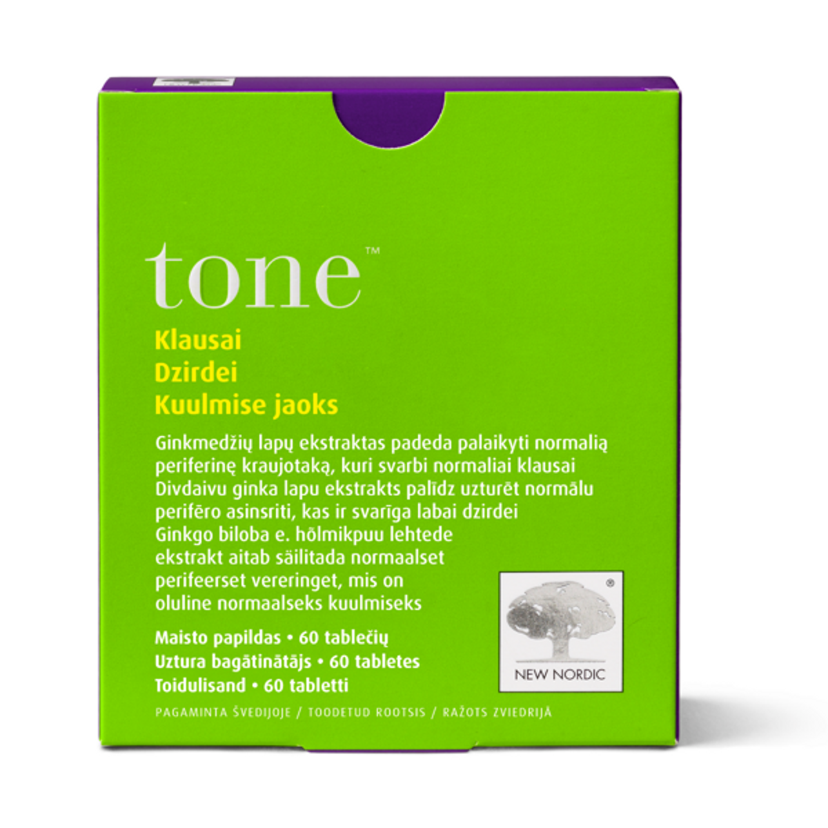 New Nordic Tone, 60 tablečių