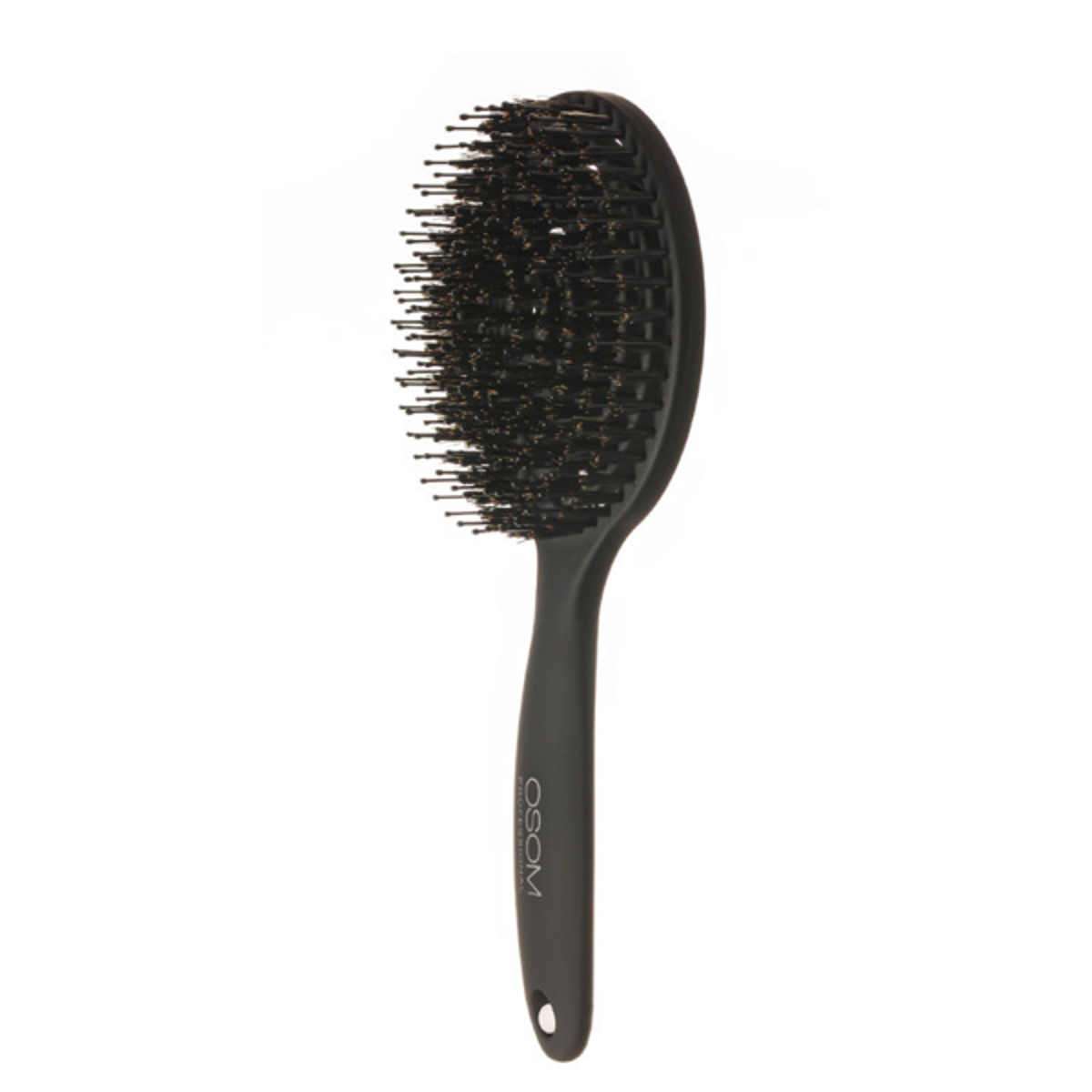 OSOM Professional apvalus šepetys Lollipop, juodas
