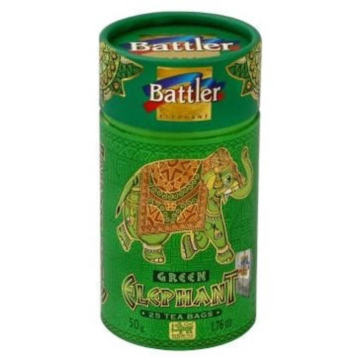 Battler žalioji Ceilono arbata Green Star, 30 pakelių