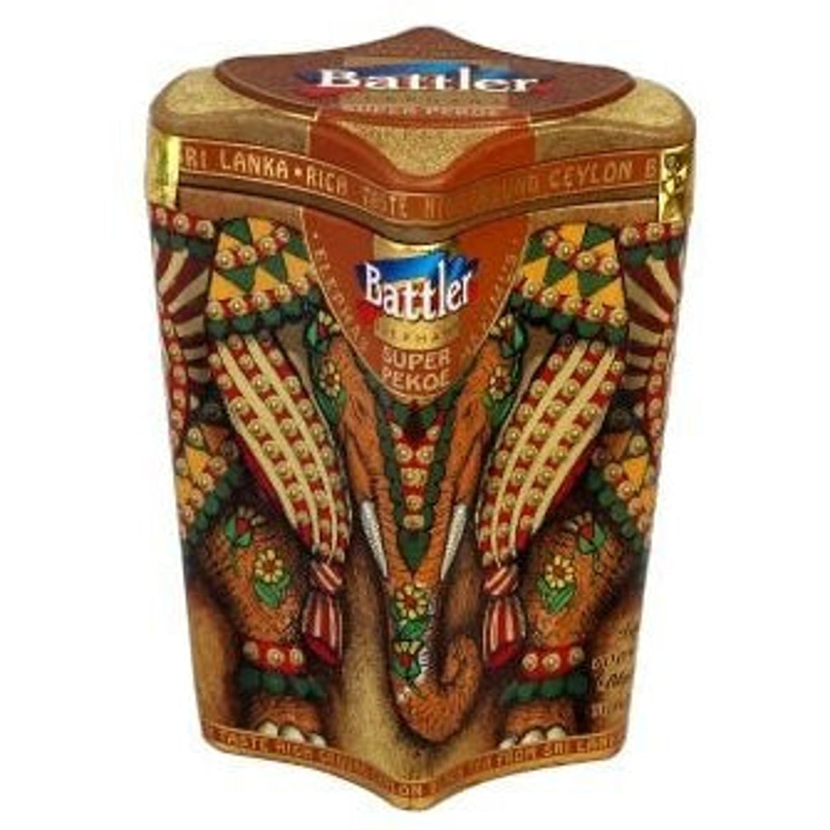 Battler juodoji Ceilono arbata Elephas Maximus Super Pekoe, birioji, 100 g
