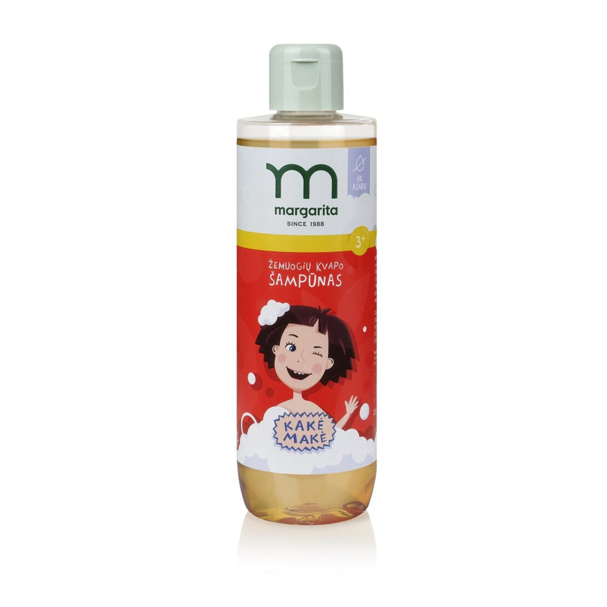 Margarita Kakės Makės šampūnas be ašarų, žemuogių kvapo, 250 ml