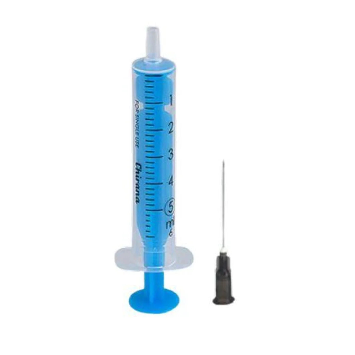 Inject vienkartiniai 2 dalių švirkštai su adata 5 ml, 100 vnt.