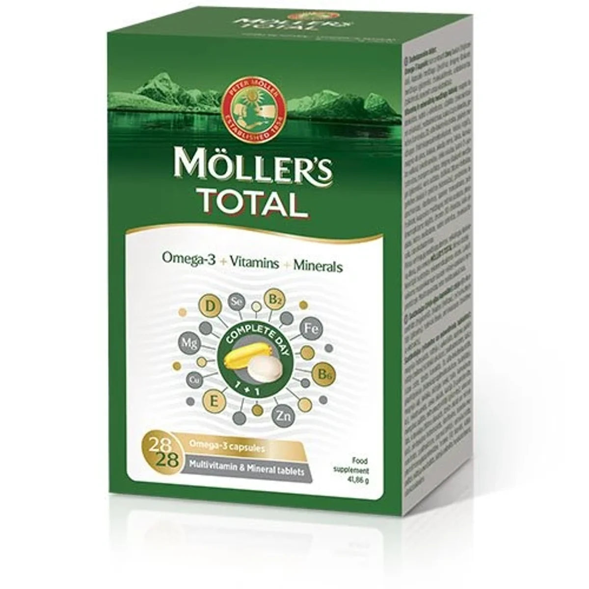 Möller's Total, 28 + 28 kapsulės