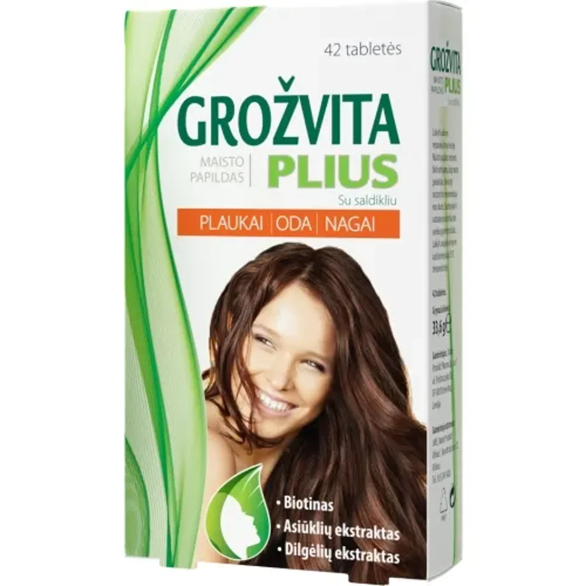 Grožvita Plius, 42 tabletės