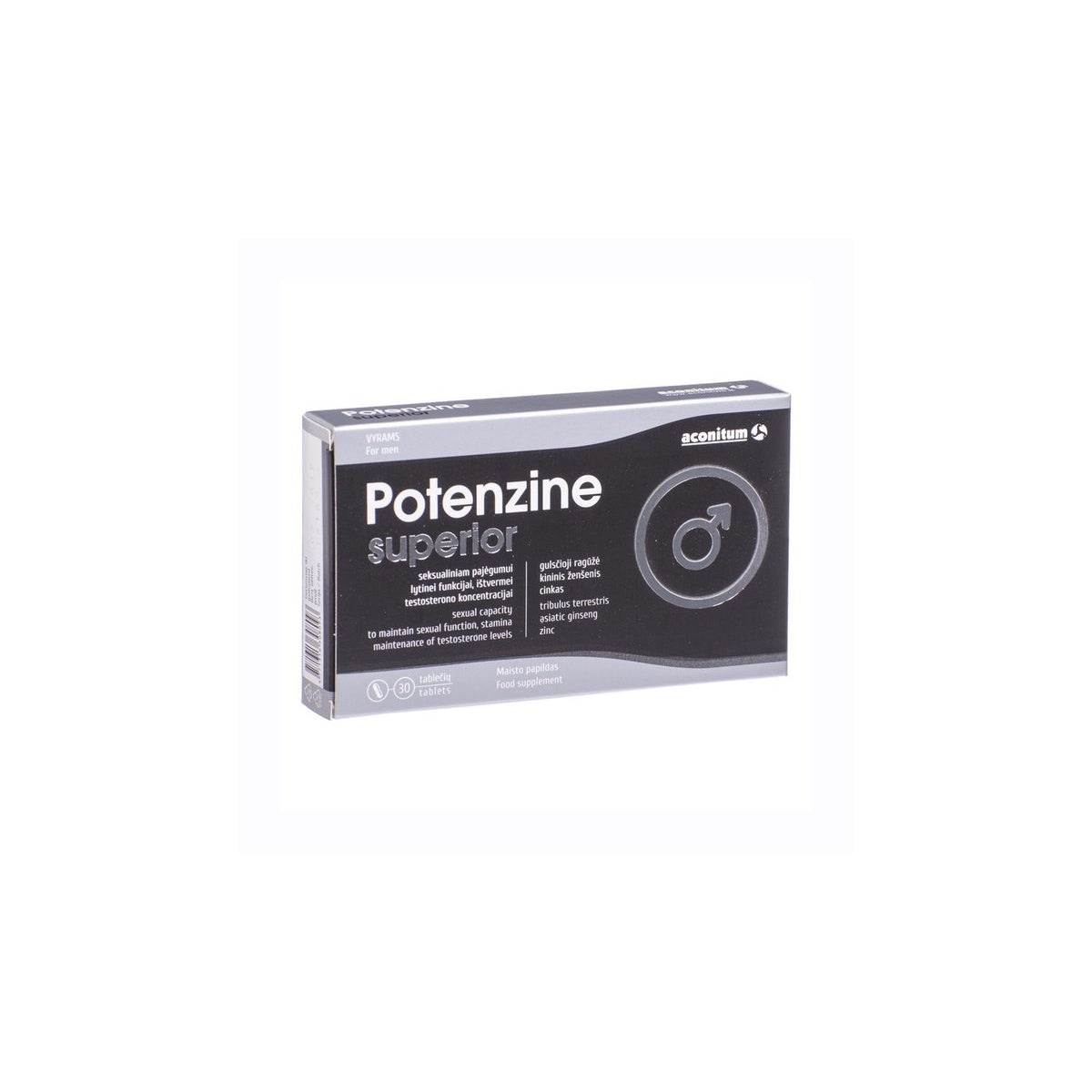 Potenzine Superior, 30 tablečių
