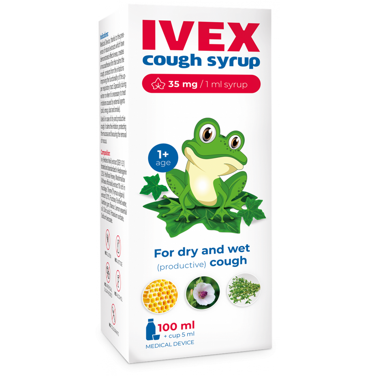 Ivex sirupas nuo kosulio, 100 ml