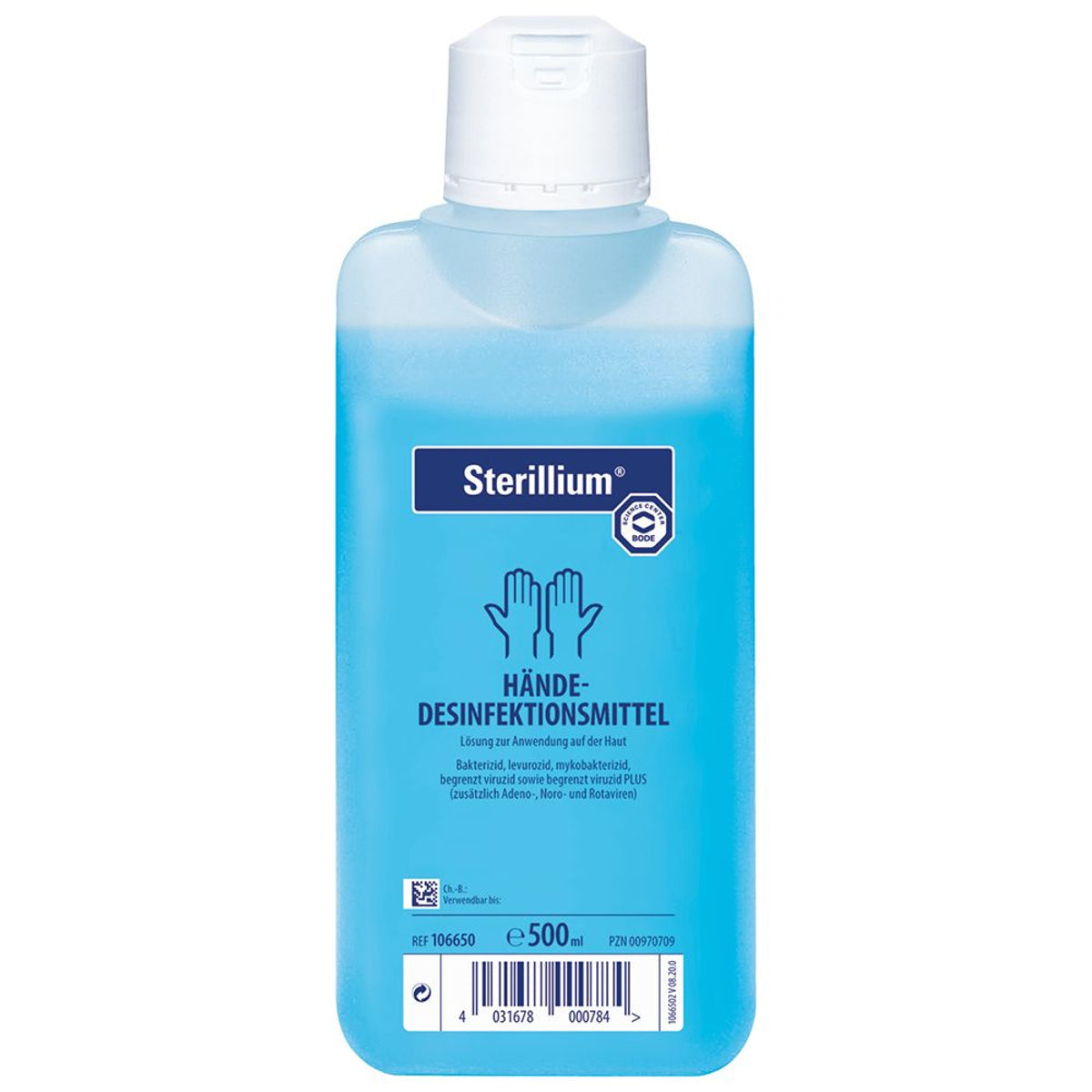 Sterillium higieninės ir chirurginės rankų dezinfekcijos skystis, 500 ml
