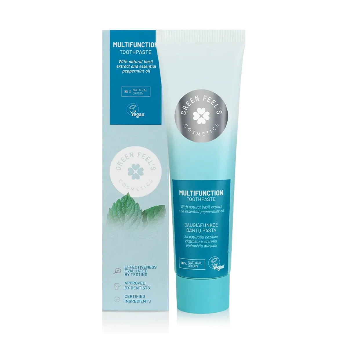 Green Feel's daugiafunkcinė dantų pasta, 100 ml