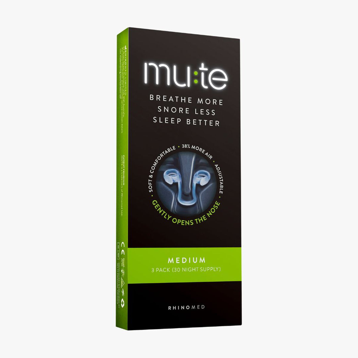 Mute Medium nosies plėtiklis (M dydis), 3 vnt.