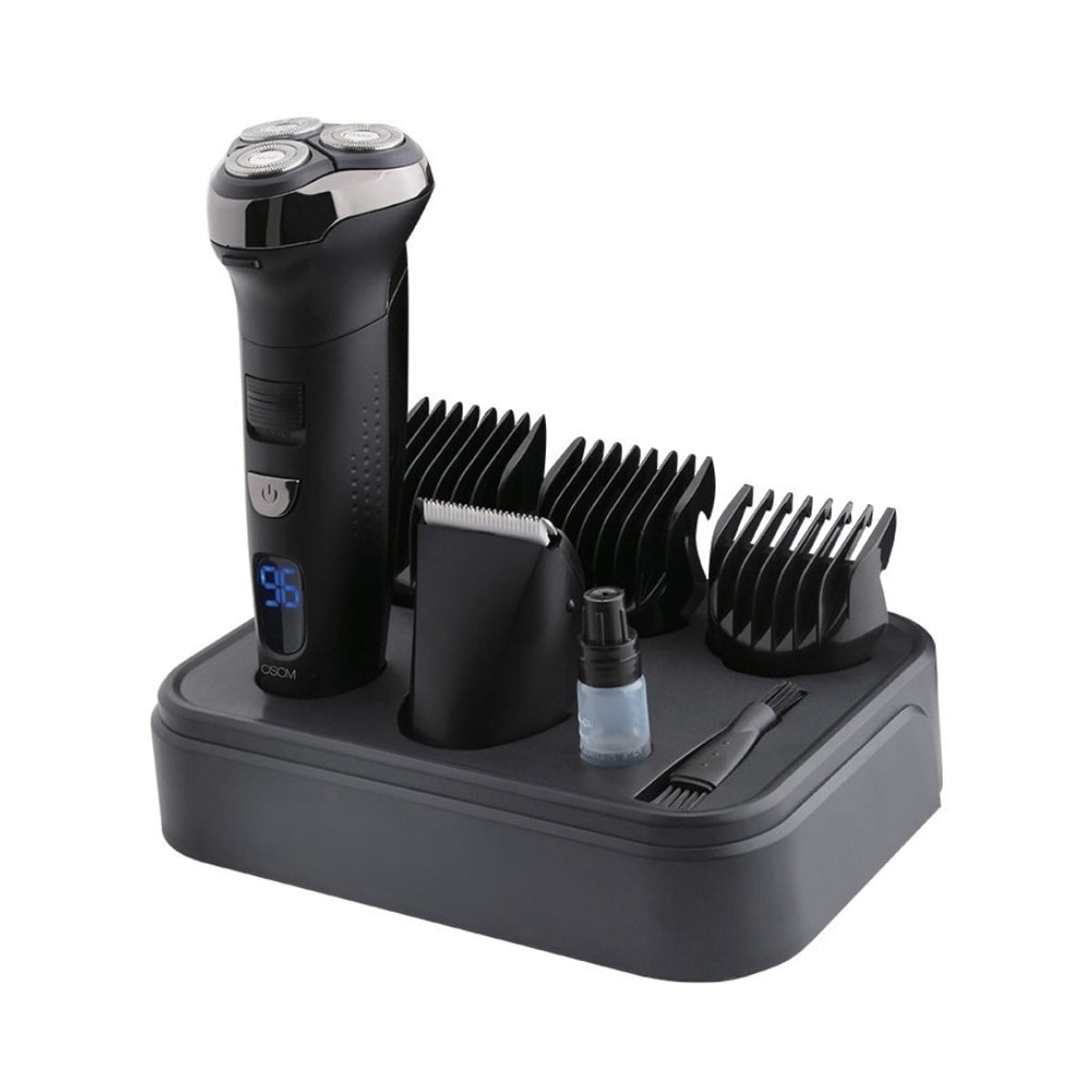 OSOM Professional barzdaskutė su keičiamomis galvutėmis 2 in 1 Multi-Function Shaving Suit