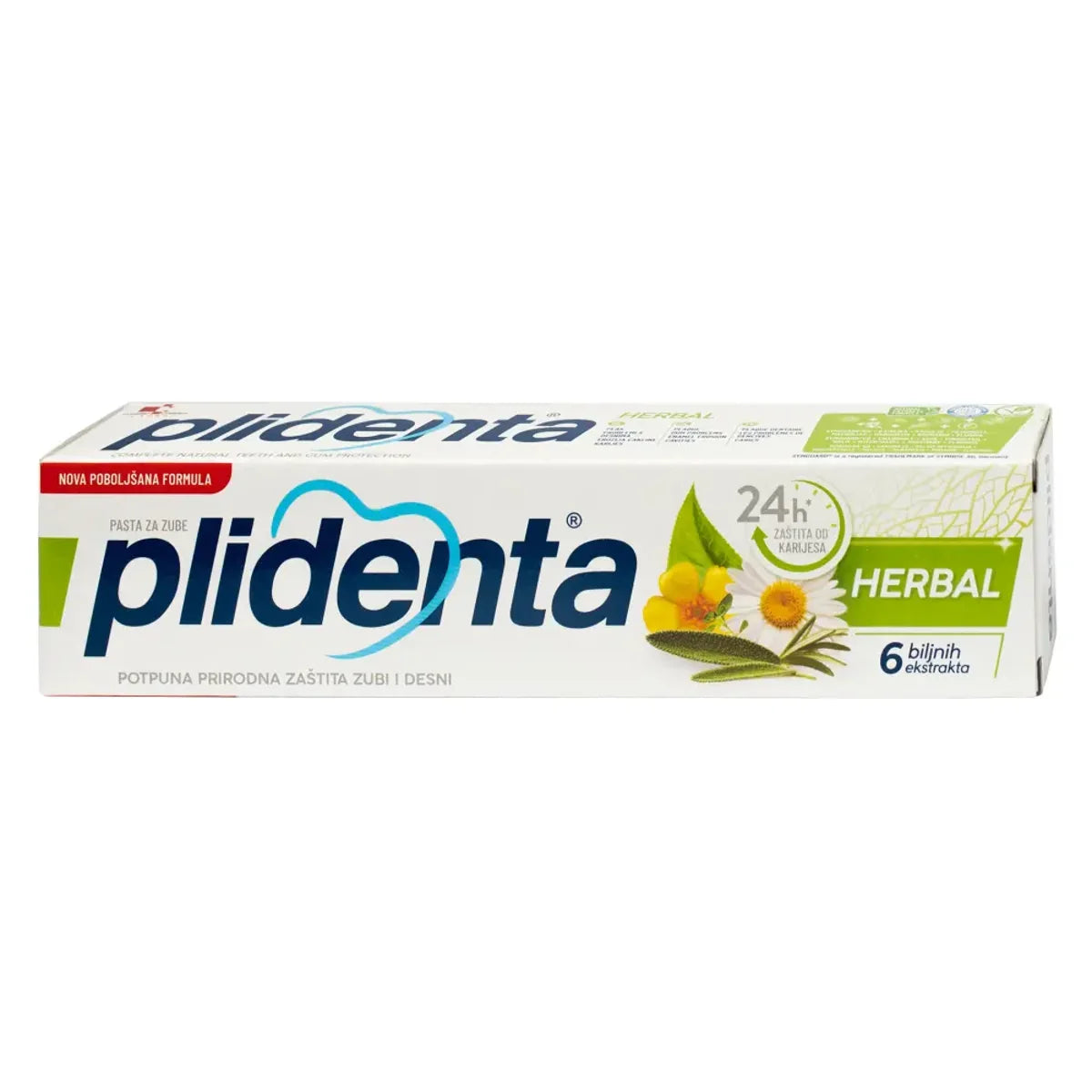 Plidenta Herbal dantų pasta, 75 ml