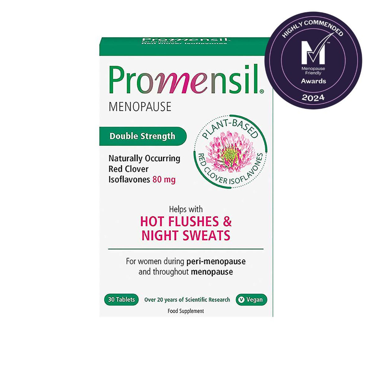 Promensil Menopause Double Strength 80 mg, 30 tablečių