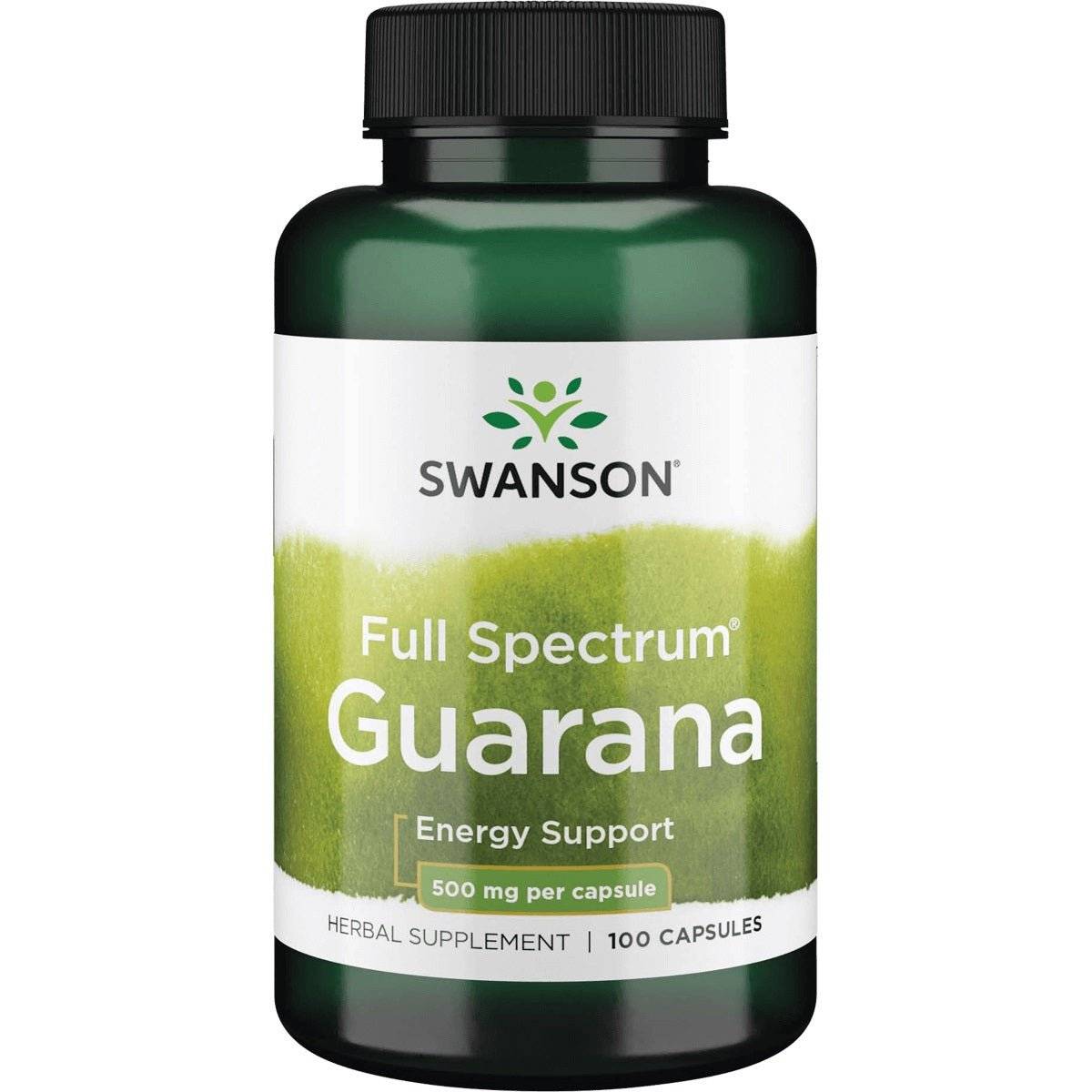 Guarana 500 mg, 100 kapsulių