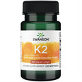 Swanson natūralus vitaminas K2 100 µg, 30 kapsulių