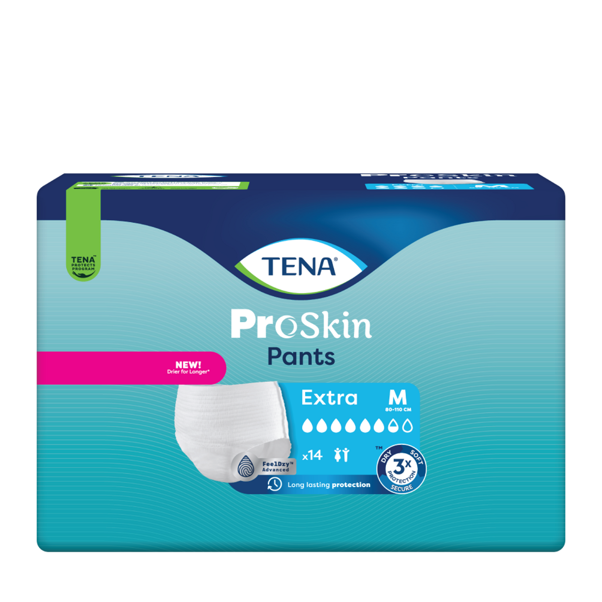 TENA Pants Extra sauskelnės-kelnaitės, XL dydis, 12 vnt.