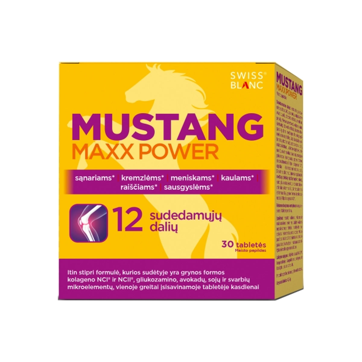 Mustang Maxx Power, 30 tablečių