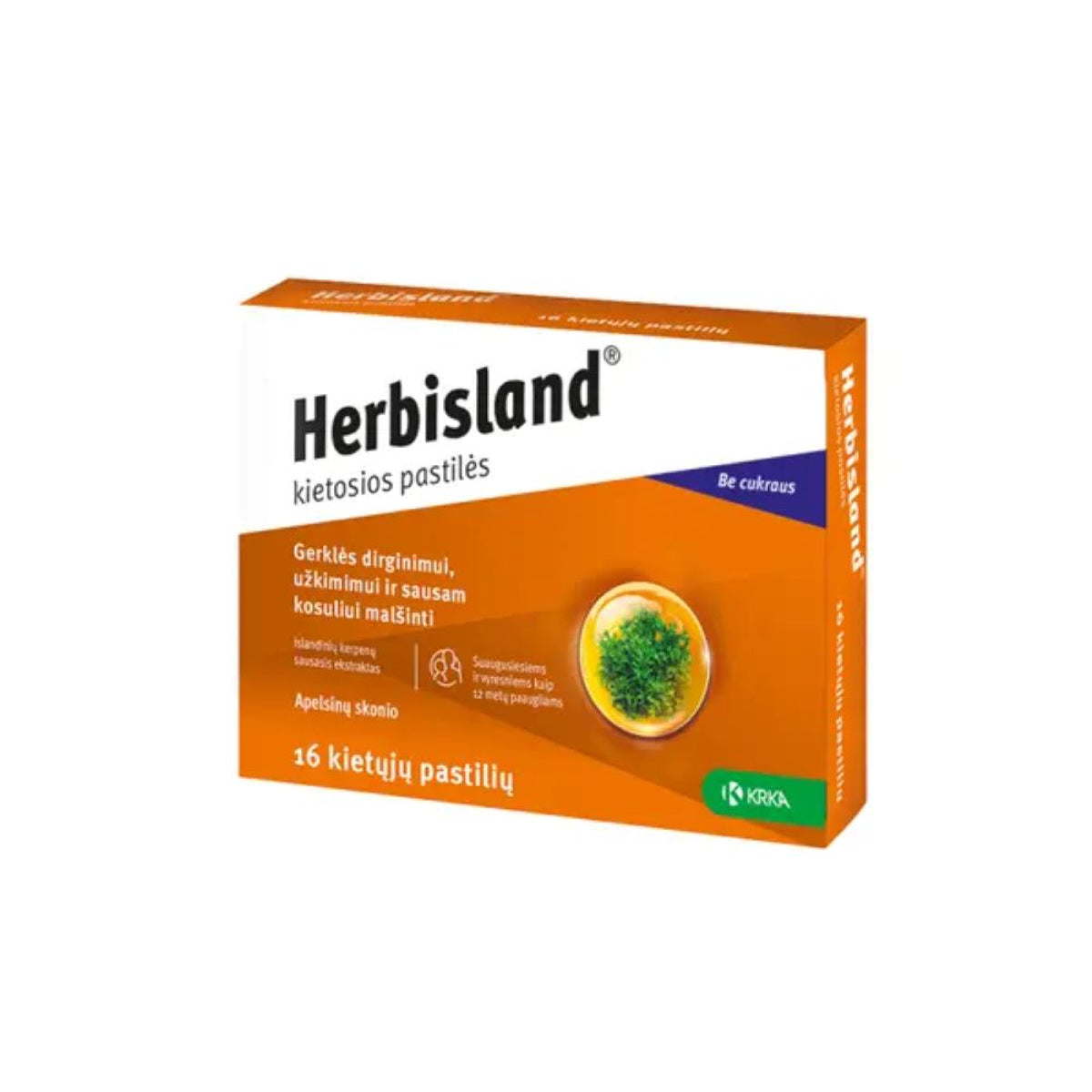 Herbisland pastilės, 16 pastilių