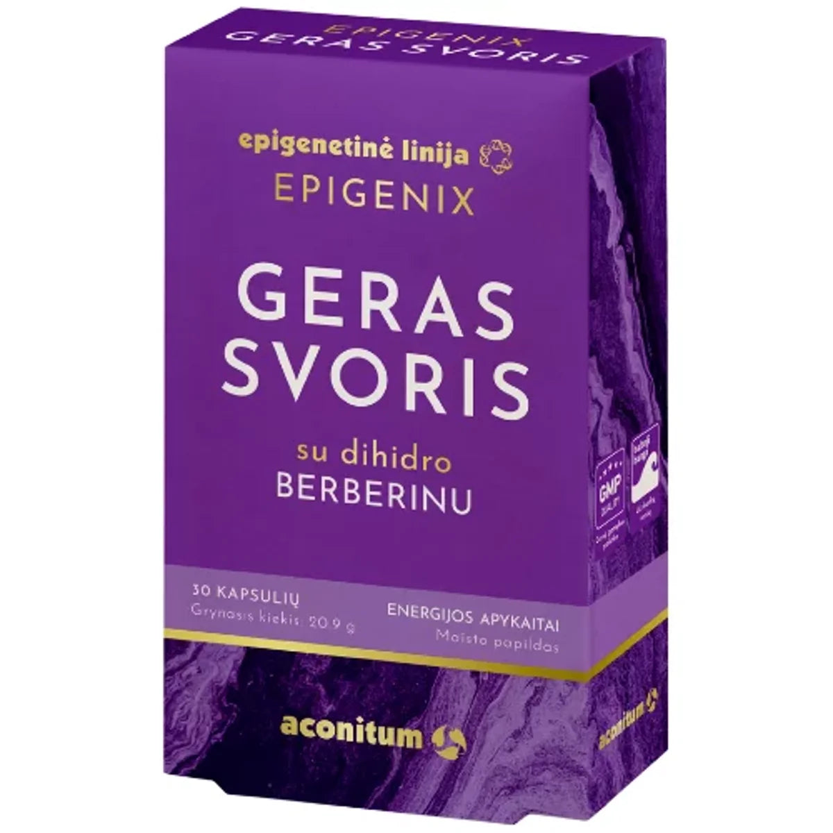 Epigenix Geras svoris, 30 kapsulių