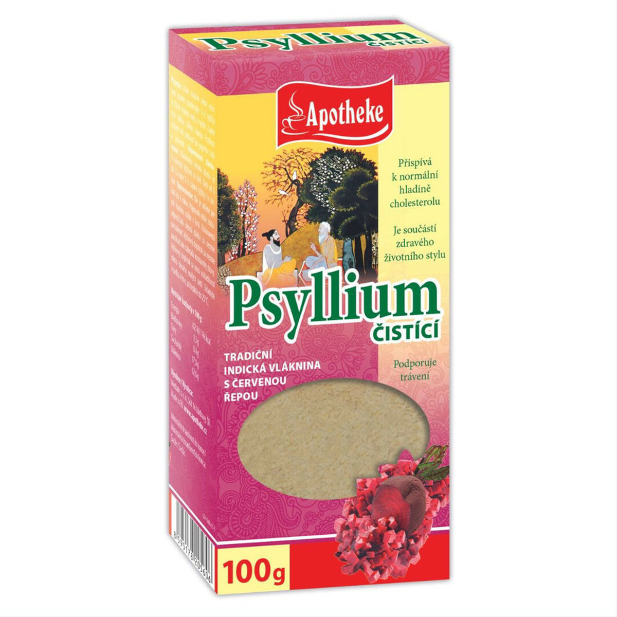 Apotheke Psyllium su juodaisiais serbentais ir raudonaisiais burokėliais, 100 g