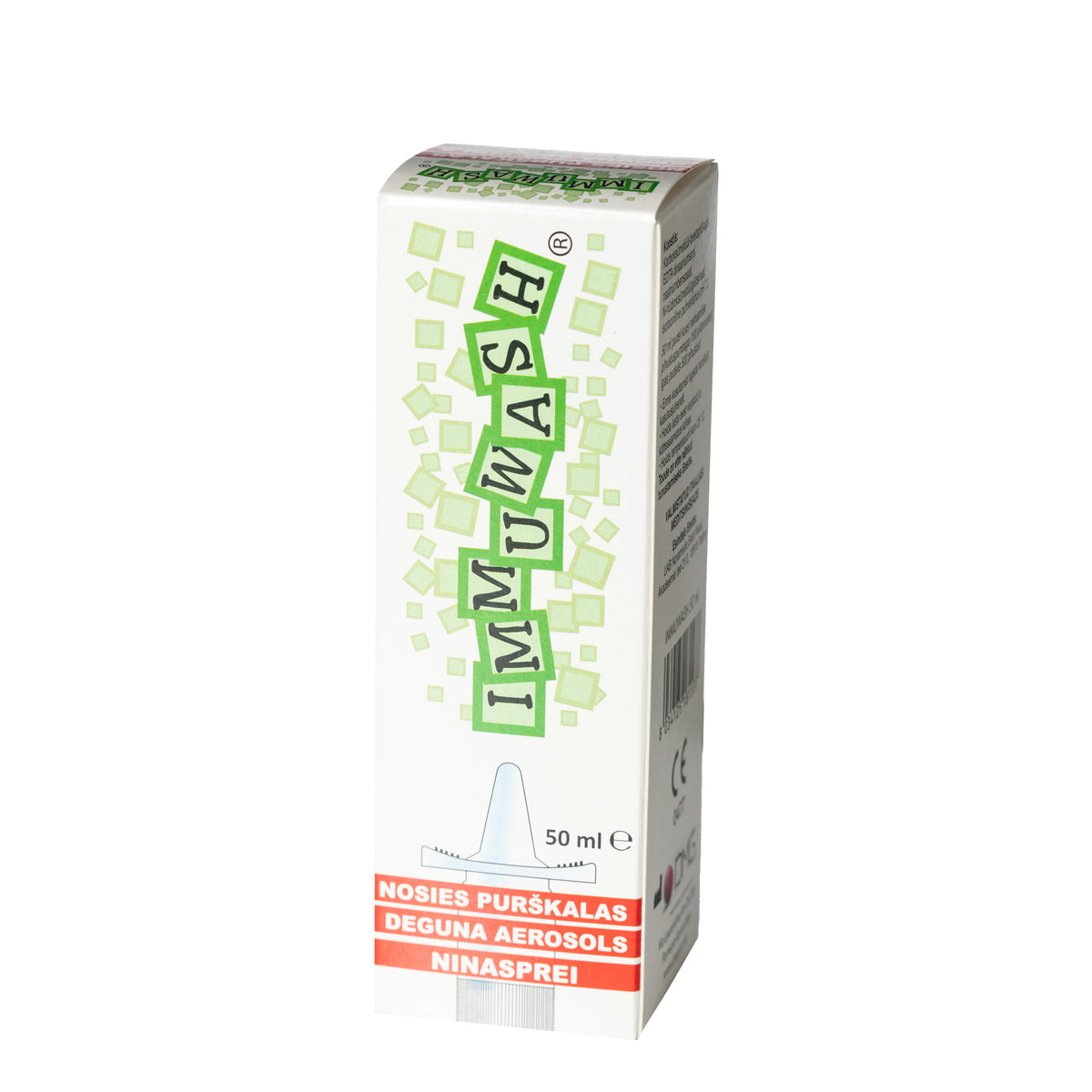 Immuwash nosies purškalas su beta gliukanu, 50 ml