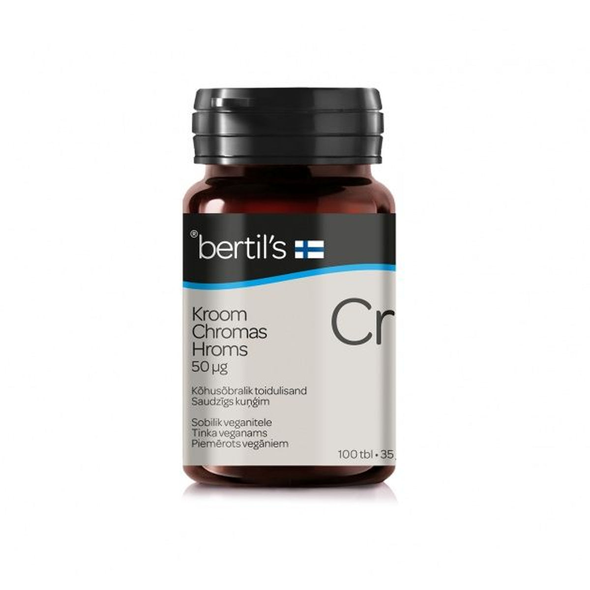Bertil's Chromas 50 mcg, 100 tablečių