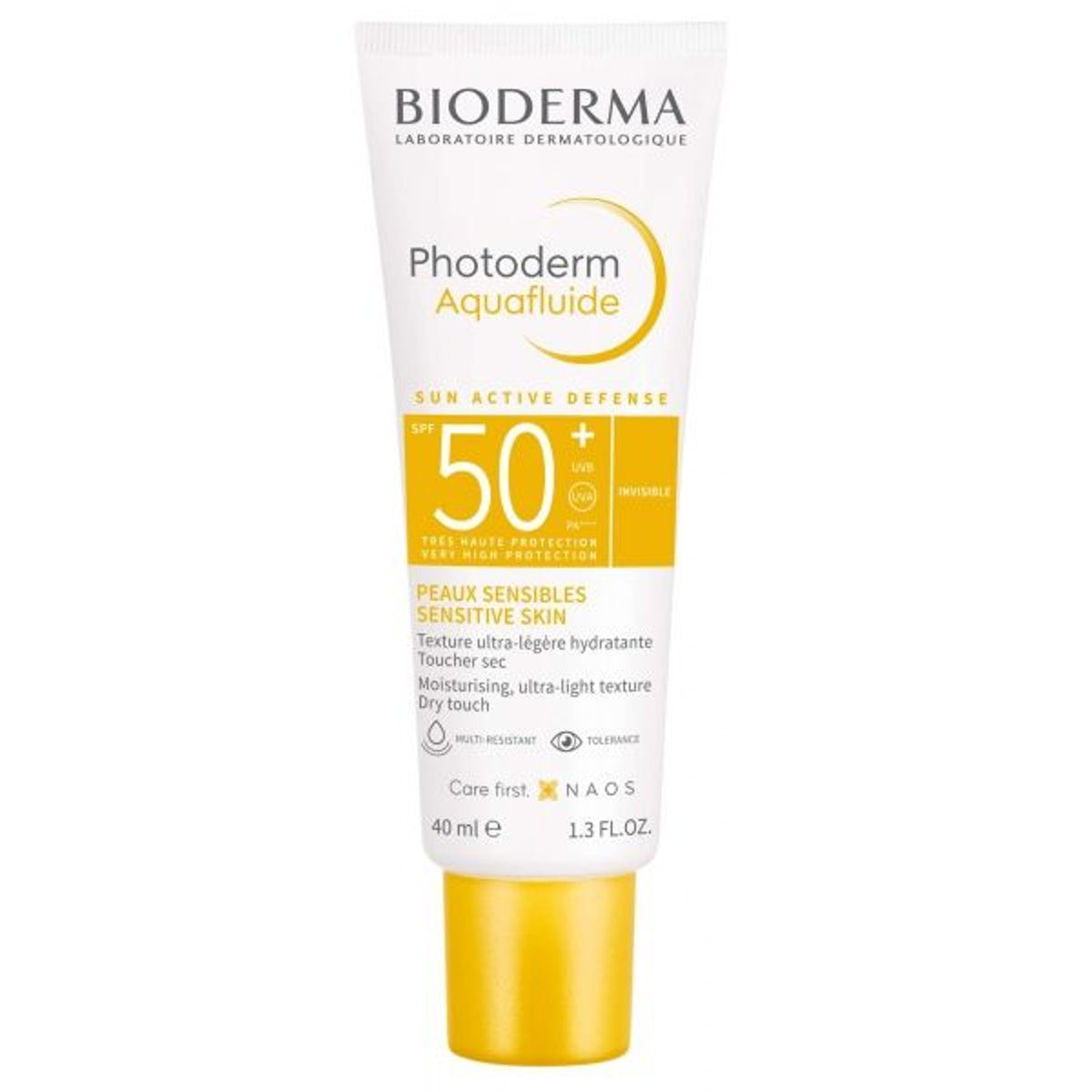 Bioderma Photoderm Aquafluide SPF50+ apsauginis fluidas visų tipų odai, 40 ml