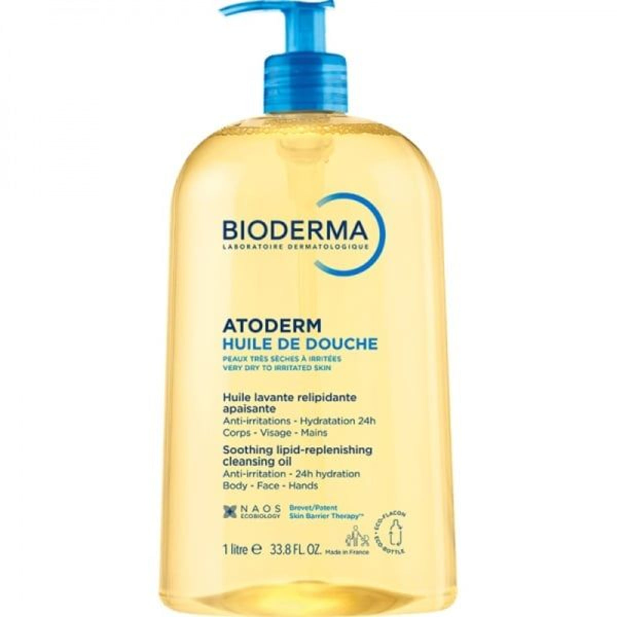 Bioderma Atoderm Huile de Douche dušo aliejus, 1000 ml