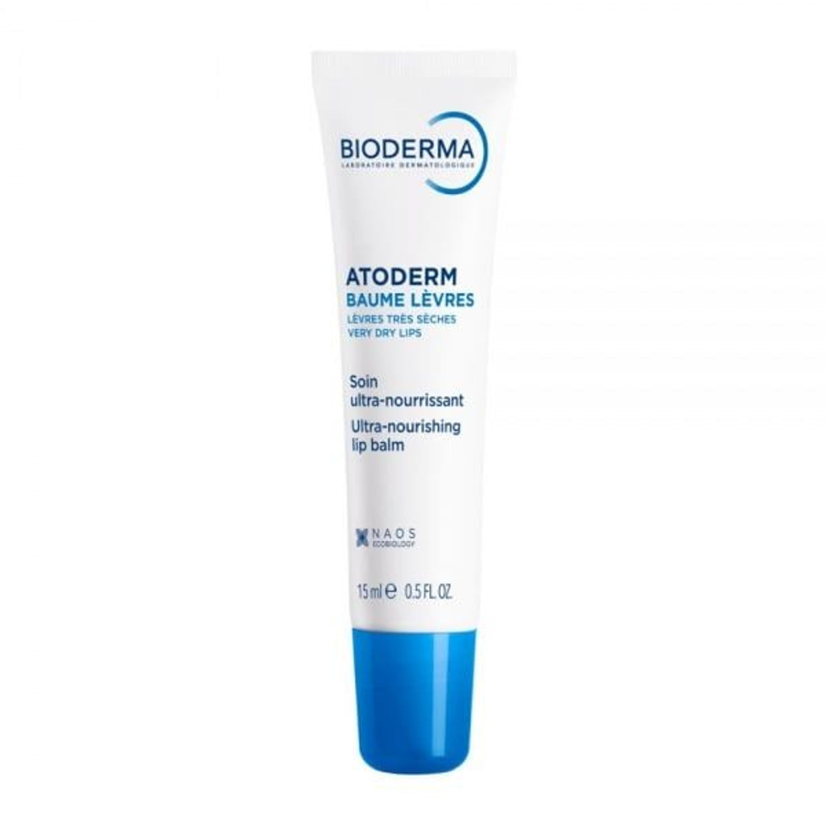 Bioderma Atoderm Baume Lèvres balzamas labai sausoms lūpoms, 15 ml
