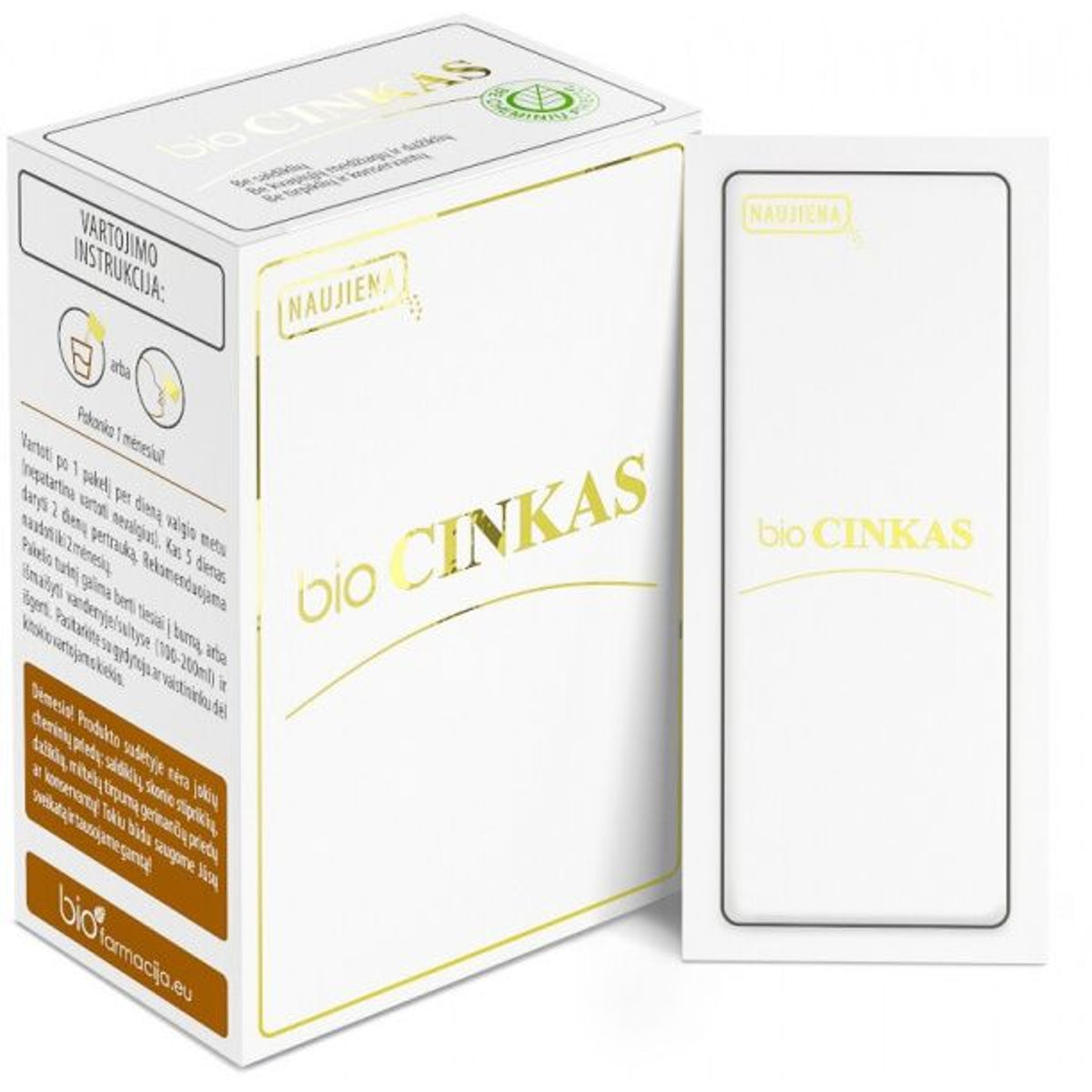 Biofarmacija bioCinkas 30 mg milteliai, 20 paketėlių