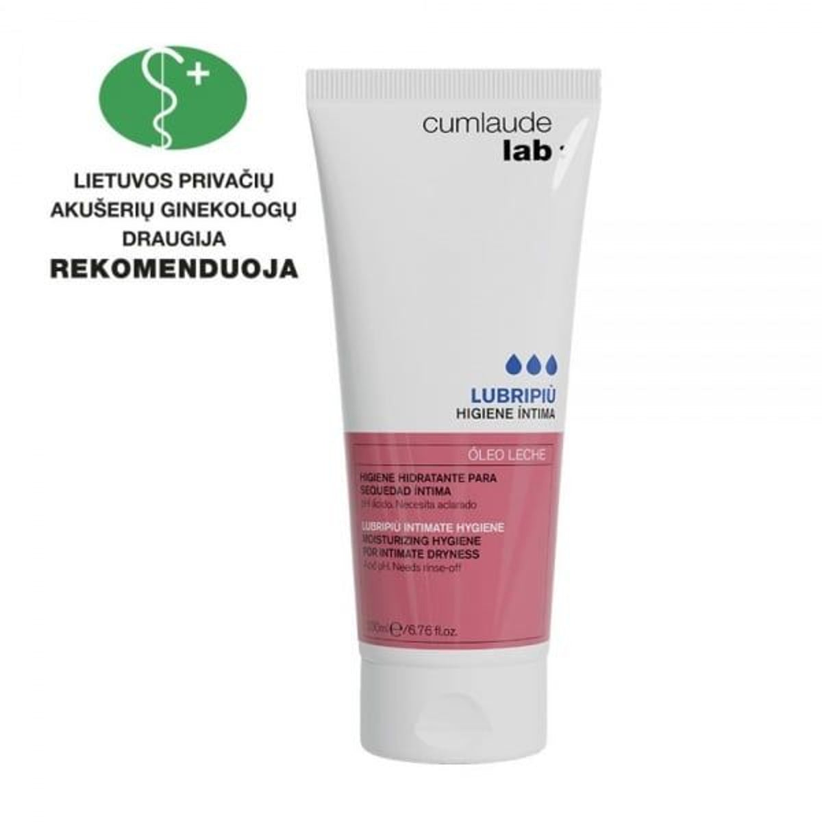 Cumlaude Lubripiu intensyviai drėkinantis intymios higienos prausiklis, 200 ml