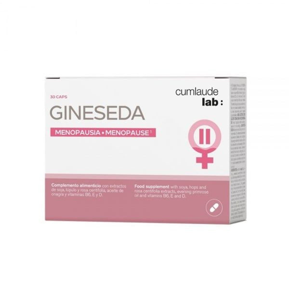 Cumlaude Gineseda menopauzės laikotarpiui, 30 kapsulių