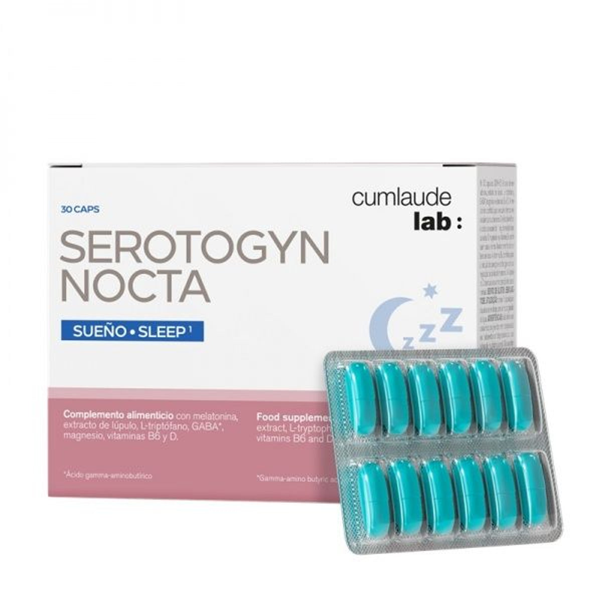 Cumlaude Serotogyn Nocta su melatoninu menopauzės laikotarpiui, 30 kapsulių