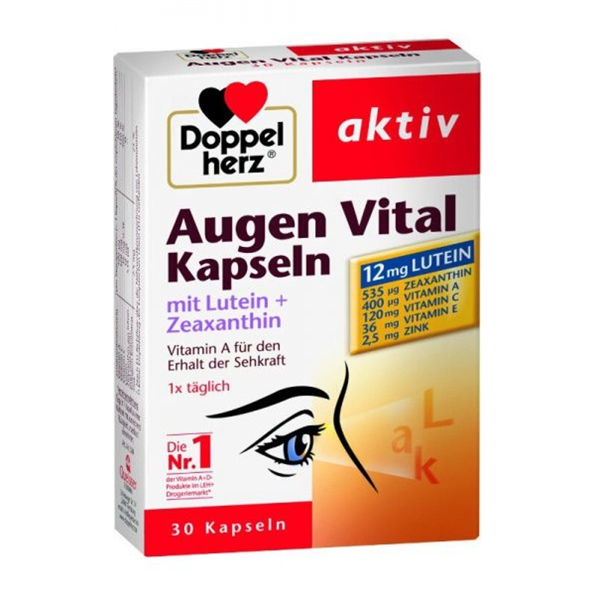 Doppelherz aktiv Augen Vital, 30 kapsulių