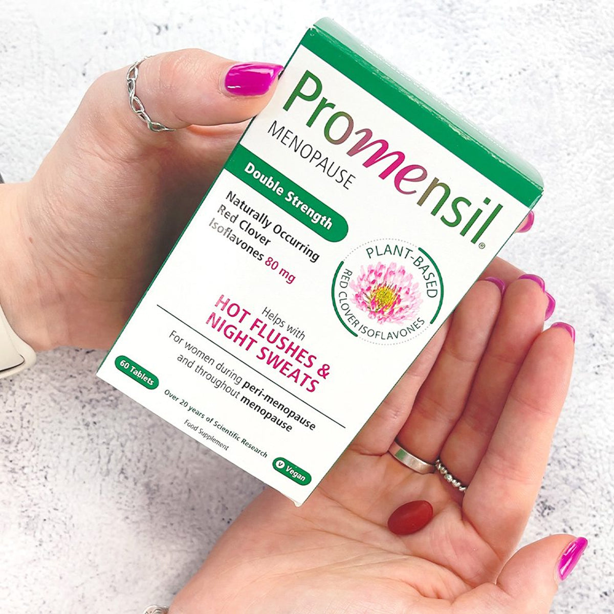 Promensil Menopause Double Strength 80 mg, 60 tablečių