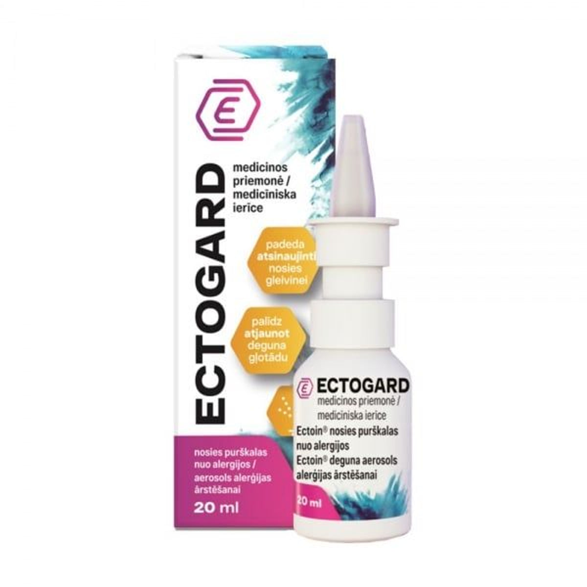 Ectogard 2 % nosies purškalas, 20 ml