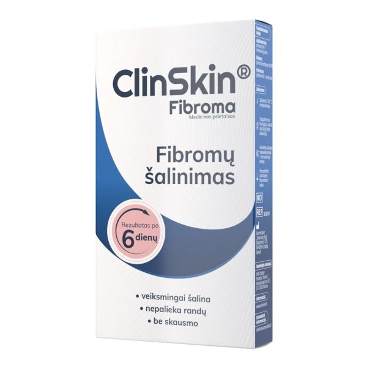 Fibroma ClinSkin rinkinys: 1 aplikatorius ir 3 pleistrai